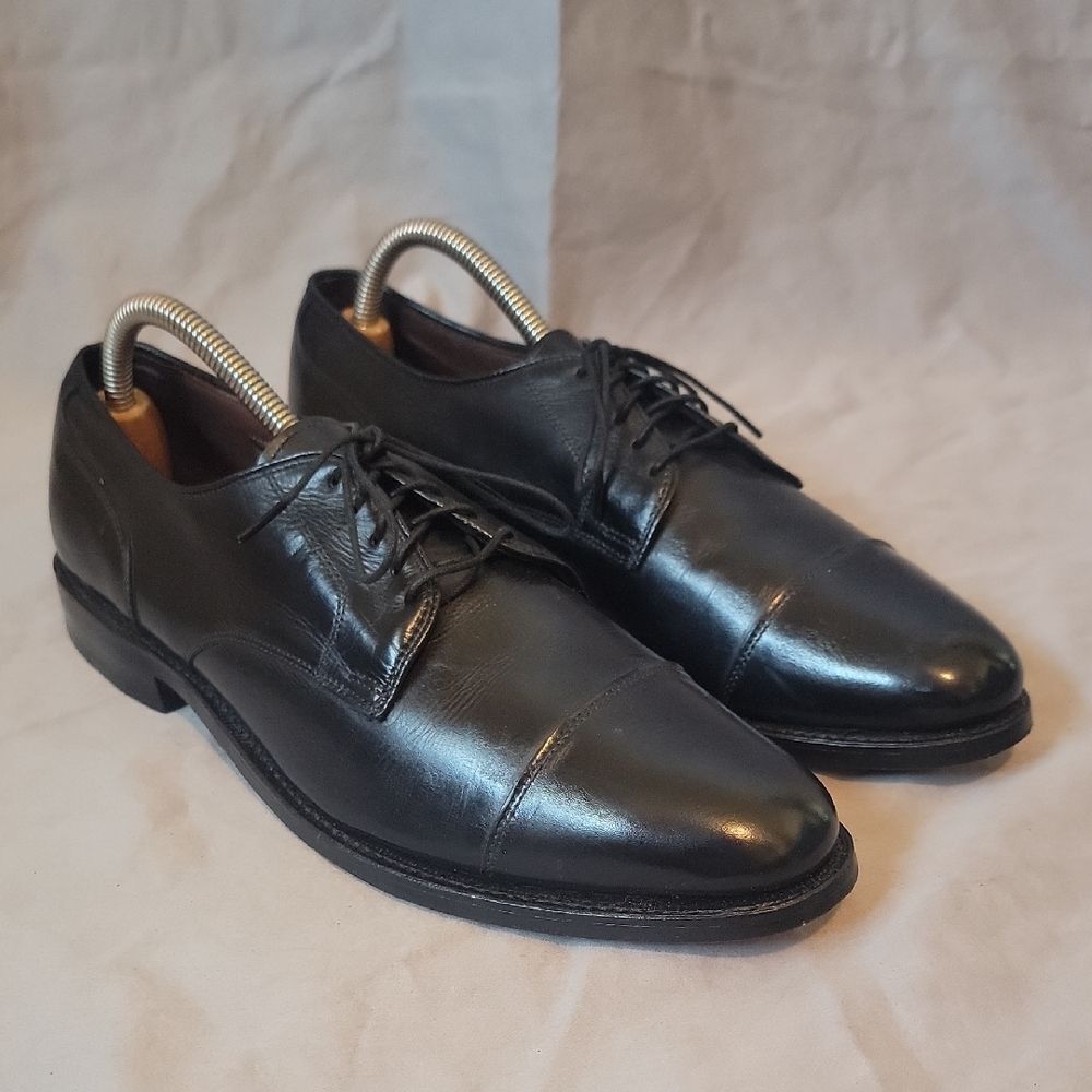 Allen Edmonds Margate 9 C Black Oxford Leather Shoes